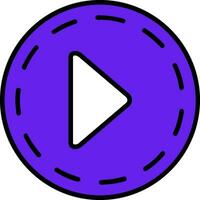 Play Button Vector Icon