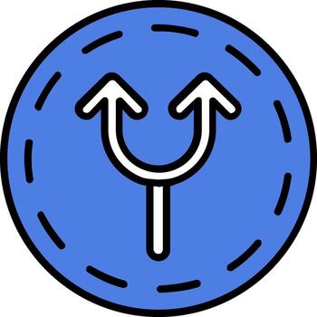 Split Vector Icon