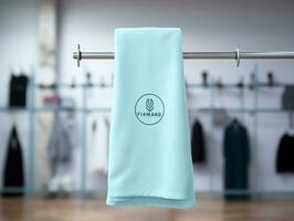 AI generated Functional Gym Towel Mockup for Fitness and Sports - AI Generated photo