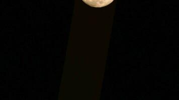 Moon Timelapse, Stock time lapse - Full moon rise in dark nature sky, night time. Full moon disk time lapse with moon light up in night dark black sky. High-quality free video footage or timelapse