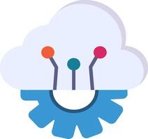 Cloud Computing Vector Icon