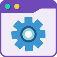 Web Settings Vector Icon