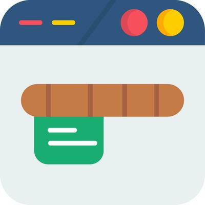 Hamburger Vector Icon