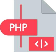 icono de vector de php