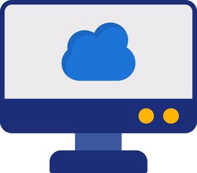 Cloud Computing Vector Icon