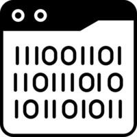 Binary Code Vector Icon