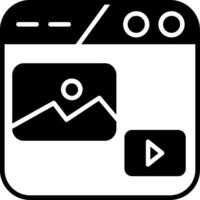 icono de vector de contenido