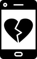 Heart Break Vector Icon