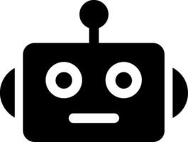 icono de vector de robot