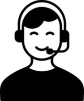 Customer Service Agent  Vector Icon