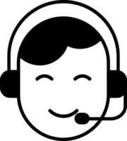 Customer Service Agent Vector Icon