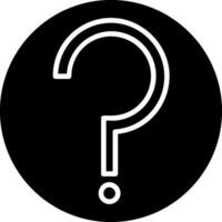 Question Mark Vector Icon