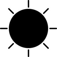 Sun Vector Icon