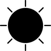 Sun Vector Icon