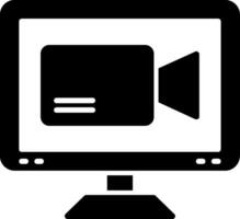 icono de vector de cámara de vídeo