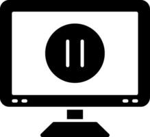 Pause Button Vector Icon