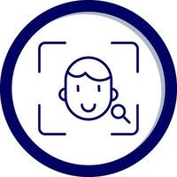 Face Scanner Vector Icon