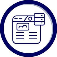 Web Hosting Vector Icon