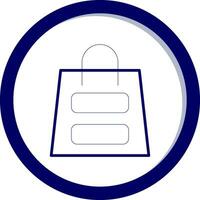 icono de vector de bolsa de compras