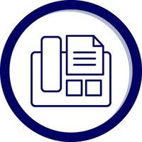 Fax Machine Vector Icon