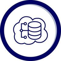 Cloud Data Vector Icon