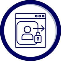 Log In Vector Icon