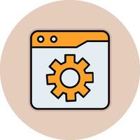 Web Settings Vector Icon