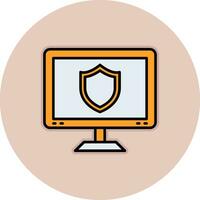 icono de vector de seguridad