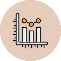 Bar chart Vector Icon