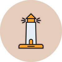 icono de vector de faro