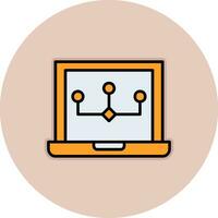 Data Modeling Vector Icon