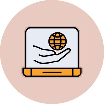 globe netwrok Vector Icon