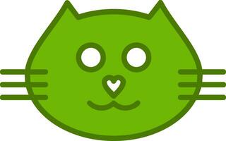 Cat face Vector Icon