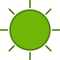 Sun Vector Icon