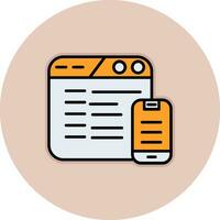 Responsive Vector Icon