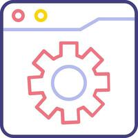 Web Settings Vector Icon