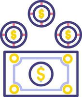 icono de vector de dinero