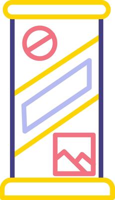 Roll Up Vector Icon