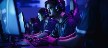 AI generated professional esport gamers and players have never been able to get the attention of so many players photo