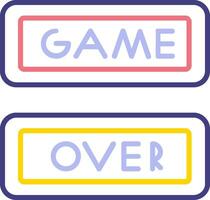 Game over Vector Icon