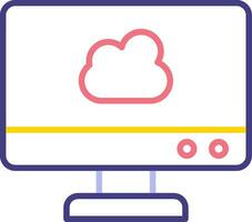 Cloud Computing Vector Icon