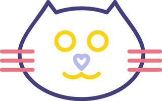 Cat face Vector Icon