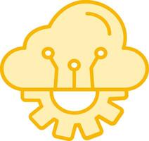 Cloud Computing Vector Icon