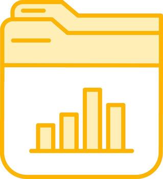 icono de vector de carpeta