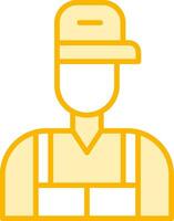 Delivery Boy Vector Icon