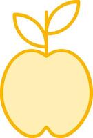 icono de vector de manzana