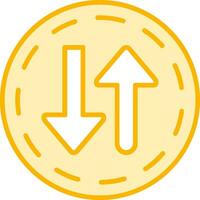 Two Way Street Vector Icon