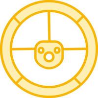 Steering Wheel Vector Icon