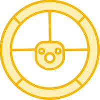 Steering Wheel Vector Icon