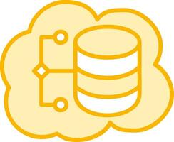 Cloud Data Vector Icon